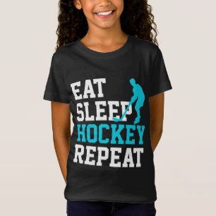 Eten Slaap Hockey Herhalen T-shirt