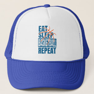 ETEN SLAPEN BASKETBAL HERHALEN TRUCKER PET