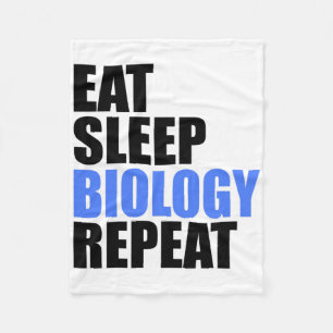 Eten Slapen Biologie Herhalen Bioloog Professor Le Fleece Deken