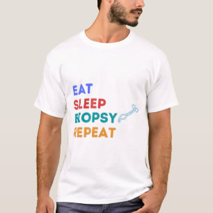 ETEN SLAPEN BIOPSIE HERHALEN - BIOPSIE T-SHIRT