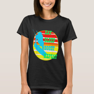 Eten Slapen Boosten Herhalen Kitesurfen Met Gele R T-shirt