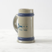 eten slapen code (html) bierpul (Voorkant links)