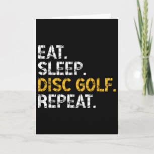 Eten Slapen Disc Golf Herhalen Disc Golf Speler Gr Kaart