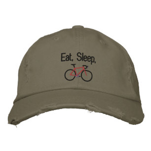 Eten, slapen, fietsen pet