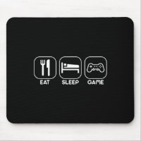 Eten Slapen Game Grappige Gamer Videogames Geschen