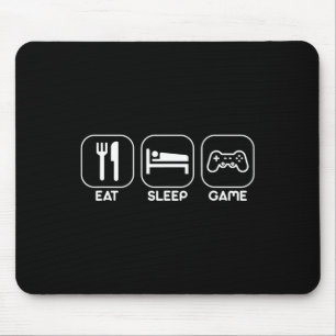 Eten Slapen Game Grappige Gamer Videogames Geschen Muismat