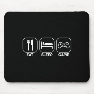 Eten Slapen Game Grappige Gamer Videogames Geschen Muismat
