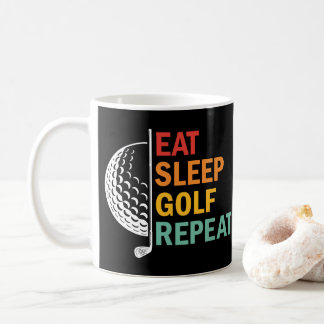 Eten Slapen Golf Herhalen Koffiemok