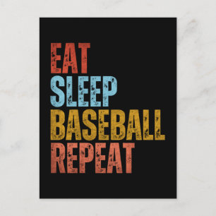ETEN SLAPEN HONKBAL HERHALEN BRIEFKAART
