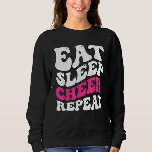 Eten Slapen Juichen Herhalen Cheerleader Cheerend Trui