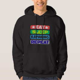 eten slapen kajakken herhalen hoodie