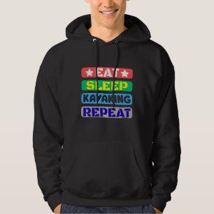 eten slapen kajakken herhalen hoodie