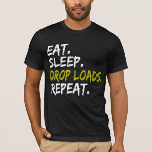 Eten slapen Lading Laten Vallen Herhalen Vrachtwag T-shirt