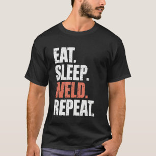 Eten Slapen Lassen Herhalen Lasser Funny Lassen T-shirt