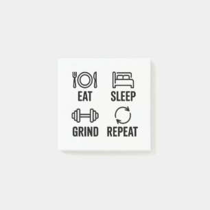 Eten. Slapen. Malen. Herhalen Post-it® Notes