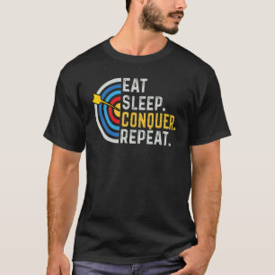 Eten Slapen Overwinnen Herhalen Mannen Vrouwen J T-shirt