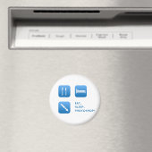 Eten, slapen, Photoshop Magneet (Insitu (Vaatwasser))