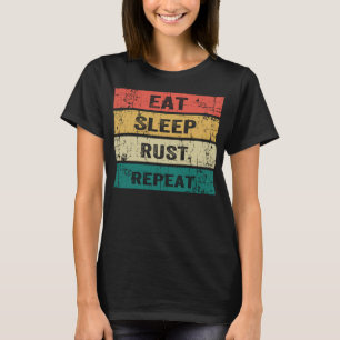 ETEN SLAPEN ROESTEN HERHALEN Leuk Gaming Sport Mem T-shirt