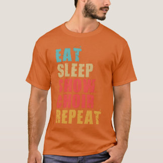 Eten Slapen Show Koor Herhaal Motiverend Ace054D r T-shirt