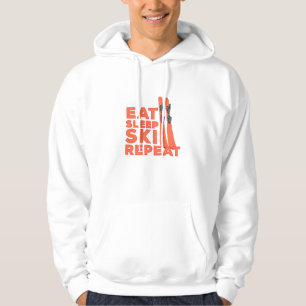 Eten Slapen Skiën Herhalen Hoodie
