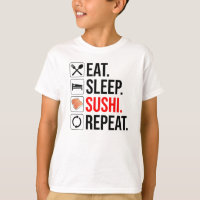 Eten. Slapen. Sushi. Herhalen