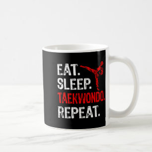 Eten Slapen Taekwondo Herhalen Taekwondo Speler Gr Koffiemok