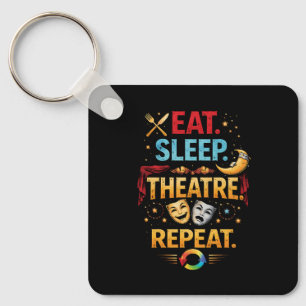 Eten, Slapen, Theater, Herhalen Sleutelhanger