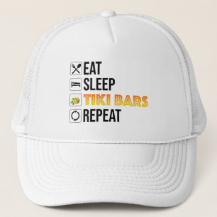 Eten. Slapen. Tiki Bars. Herhalen Trucker Pet