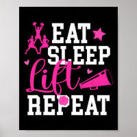 Eten Slapen Tillen Juichen Se Cheerleading Se Chee