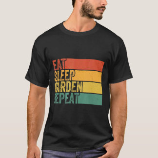 Eten Slapen Tuin Herhalen Vintage Tuin T-shirts