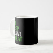 Eten Slapen Vecht Herhaal Gamer Game Grappig Voor Koffiemok (Voorkant links)