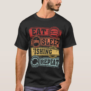 Eten Slapen Vissen Herhalen T-shirt