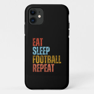ETEN SLAPEN VOETBAL HERHALEN iPhone 11 HOESJE