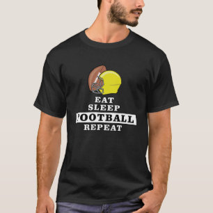 Eten, Slapen, Voetbal, Herhalen T-shirt
