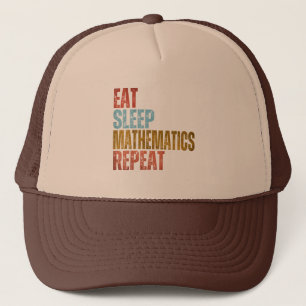 ETEN SLAPEN WISKUNDE HERHALEN TRUCKER PET