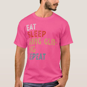 Eten Slapen Zweefvliegen Herhalen Grappig Speler C T-shirt