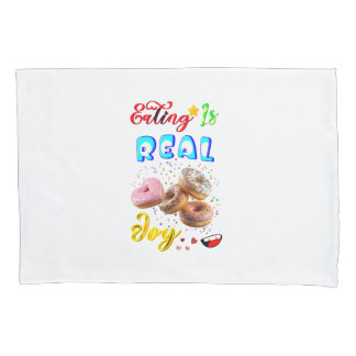 Eten van Polyester Is Echt Plezier Kussensloop