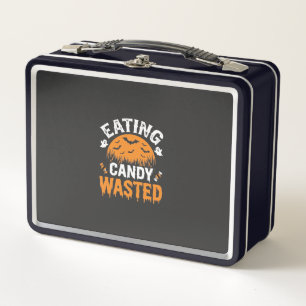 Eten van snoep verspilde Halloween-ontwerp_1
