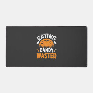 Eten van snoep verspilde Halloween-ontwerp_1 Bureaumat