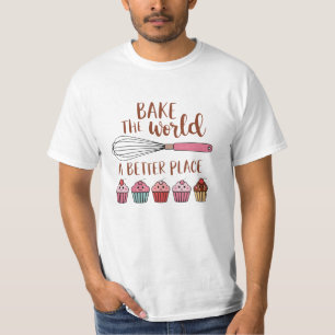 Eten vieren met culinaire kunst t-shirt