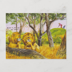 Eten vroeg briefkaart