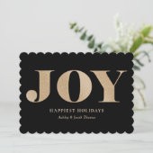 Étendre Joie Editable Couleur Aucune Photo Carte V (Debout devant)