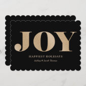 Étendre Joie Editable Couleur Aucune Photo Carte V (Devant / Derrière)