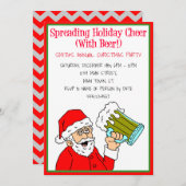 Étendre le Invitation de la bière et de la bière p (Devant / Derrière)