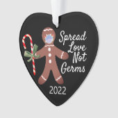Étendre Love Not Germs Covid 19 Gingerbread 2020 (devant)