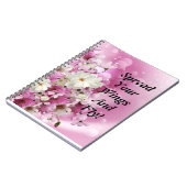 Étendre vos ailes Voler Spiral Carnet photo Flora (Côté gauche)