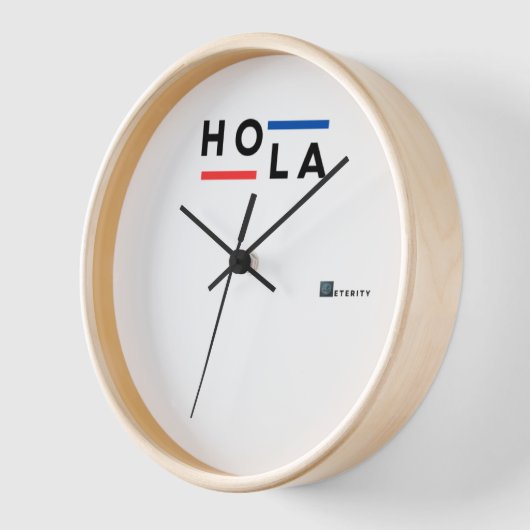 Eterity HOLA Mini horloge murale (Angle)