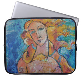 "Eternal beauty" padded laptop case