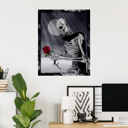 Eternal Beauty van Michelle Wilder Poster (Thuiskantoor)