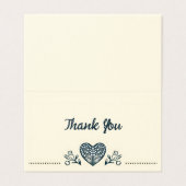 Eternal Blooms Bruiloft Dank u Kaarten (Buitenkant ongevouwen)